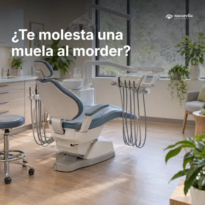 Anuncio: ¿Te molesta una muela al morder?