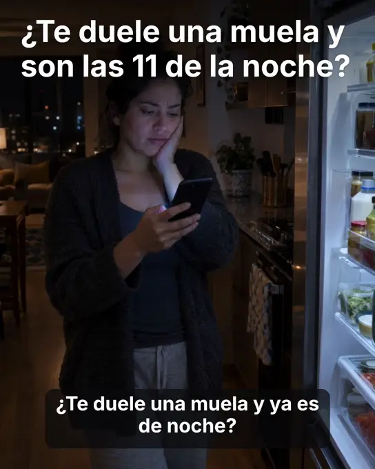 Anuncio en video: Dolor de muela a las 11 de la noche