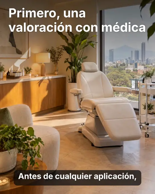 Anuncio en video: Estética facial, primero con médica